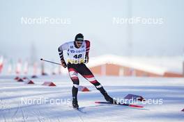 06.02.2021, Ulricehamn, Sweden (SWE): Tobias Habenicht (AUT) - FIS world cup cross-country, individual sprint, Ulricehamn (SWE). www.nordicfocus.com. © Thibaut/NordicFocus. Every downloaded picture is fee-liable.