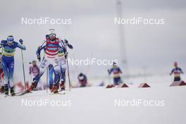 07.02.2021, Ulricehamn, Sweden (SWE): Anamarija Lampic (SLO), Linn Svahn (SWE), (l-r)  - FIS world cup cross-country, team sprint, Ulricehamn (SWE). www.nordicfocus.com. © Thibaut/NordicFocus. Every downloaded picture is fee-liable.