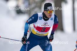 07.02.2021, Ulricehamn, Sweden (SWE): Jovian Hediger (SUI) - FIS world cup cross-country, team sprint, Ulricehamn (SWE). www.nordicfocus.com. © Thibaut/NordicFocus. Every downloaded picture is fee-liable.