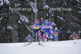 07.02.2021, Ulricehamn, Sweden (SWE): Sadie Maubet Bjornsen (USA), Eva Urevc (SLO), (l-r)  - FIS world cup cross-country, team sprint, Ulricehamn (SWE). www.nordicfocus.com. © Thibaut/NordicFocus. Every downloaded picture is fee-liable.