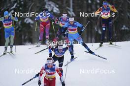 07.02.2021, Ulricehamn, Sweden (SWE): Enora Latuilliere (FRA) - FIS world cup cross-country, team sprint, Ulricehamn (SWE). www.nordicfocus.com. © Thibaut/NordicFocus. Every downloaded picture is fee-liable.