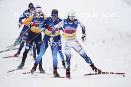 07.02.2021, Ulricehamn, Sweden (SWE): Laurien Van Der Graaff (SUI), Victoria Carl (GER), (l-r)  - FIS world cup cross-country, team sprint, Ulricehamn (SWE). www.nordicfocus.com. © Thibaut/NordicFocus. Every downloaded picture is fee-liable.