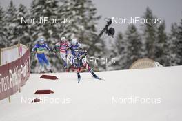 07.02.2021, Ulricehamn, Sweden (SWE): Jessie Diggins (USA), Johanna Hagstroem (SWE), (l-r)  - FIS world cup cross-country, team sprint, Ulricehamn (SWE). www.nordicfocus.com. © Thibaut/NordicFocus. Every downloaded picture is fee-liable.