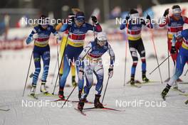 07.02.2021, Ulricehamn, Sweden (SWE): Jonna Sundling (SWE), Laurien Van Der Graaff (SUI), (l-r)  - FIS world cup cross-country, team sprint, Ulricehamn (SWE). www.nordicfocus.com. © Thibaut/NordicFocus. Every downloaded picture is fee-liable.