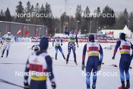 07.02.2021, Ulricehamn, Sweden (SWE): Federico Pellegrino (ITA), Roman Furger (SUI), (l-r)  - FIS world cup cross-country, team sprint, Ulricehamn (SWE). www.nordicfocus.com. © Thibaut/NordicFocus. Every downloaded picture is fee-liable.