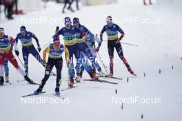 07.02.2021, Ulricehamn, Sweden (SWE): Sofie Krehl (GER), Nadine Faehndrich (SUI), (l-r)  - FIS world cup cross-country, team sprint, Ulricehamn (SWE). www.nordicfocus.com. © Thibaut/NordicFocus. Every downloaded picture is fee-liable.
