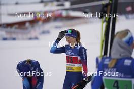 07.02.2021, Ulricehamn, Sweden (SWE): Nadine Faehndrich (SUI), Laurien Van Der Graaff (SUI), (l-r)  - FIS world cup cross-country, team sprint, Ulricehamn (SWE). www.nordicfocus.com. © Thibaut/NordicFocus. Every downloaded picture is fee-liable.