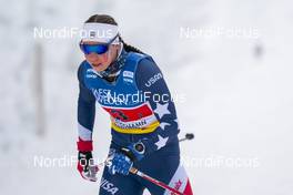 07.02.2021, Ulricehamn, Sweden (SWE): Julia Kern (USA) - FIS world cup cross-country, team sprint, Ulricehamn (SWE). www.nordicfocus.com. © Thibaut/NordicFocus. Every downloaded picture is fee-liable.