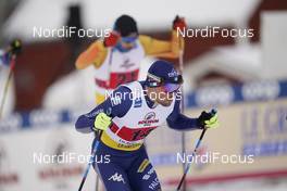 07.02.2021, Ulricehamn, Sweden (SWE): Francesco De Fabiani (ITA) - FIS world cup cross-country, team sprint, Ulricehamn (SWE). www.nordicfocus.com. © Thibaut/NordicFocus. Every downloaded picture is fee-liable.