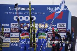07.02.2021, Ulricehamn, Sweden (SWE): Eva Urevc (SLO), Anamarija Lampic (SLO), (l-r)  - FIS world cup cross-country, team sprint, Ulricehamn (SWE). www.nordicfocus.com. © Thibaut/NordicFocus. Every downloaded picture is fee-liable.