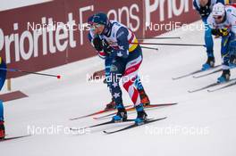 07.02.2021, Ulricehamn, Sweden (SWE): Simeon Hamilton (USA) - FIS world cup cross-country, team sprint, Ulricehamn (SWE). www.nordicfocus.com. © Thibaut/NordicFocus. Every downloaded picture is fee-liable.