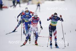07.02.2021, Ulricehamn, Sweden (SWE): Linn Svahn (SWE), Jessie Diggins (USA), (l-r)  - FIS world cup cross-country, team sprint, Ulricehamn (SWE). www.nordicfocus.com. © Thibaut/NordicFocus. Every downloaded picture is fee-liable.