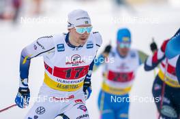 07.02.2021, Ulricehamn, Sweden (SWE): Marcus Grate (SWE) - FIS world cup cross-country, team sprint, Ulricehamn (SWE). www.nordicfocus.com. © Thibaut/NordicFocus. Every downloaded picture is fee-liable.