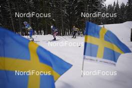 07.02.2021, Ulricehamn, Sweden (SWE): Sophie Caldwell Hamilton (USA), Coletta Rydzek (GER), (l-r)  - FIS world cup cross-country, team sprint, Ulricehamn (SWE). www.nordicfocus.com. © Thibaut/NordicFocus. Every downloaded picture is fee-liable.