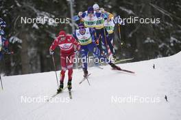 07.02.2021, Ulricehamn, Sweden (SWE): Federico Pellegrino (ITA) - FIS world cup cross-country, team sprint, Ulricehamn (SWE). www.nordicfocus.com. © Thibaut/NordicFocus. Every downloaded picture is fee-liable.