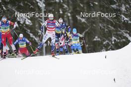 07.02.2021, Ulricehamn, Sweden (SWE): Mathilde Myhrvold (NOR), Linn Svahn (SWE), (l-r)  - FIS world cup cross-country, team sprint, Ulricehamn (SWE). www.nordicfocus.com. © Thibaut/NordicFocus. Every downloaded picture is fee-liable.