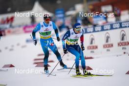 07.02.2021, Ulricehamn, Sweden (SWE): Lucas Chanavat (FRA) - FIS world cup cross-country, team sprint, Ulricehamn (SWE). www.nordicfocus.com. © Thibaut/NordicFocus. Every downloaded picture is fee-liable.