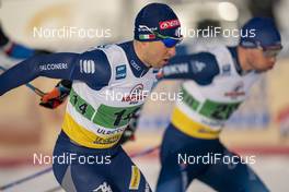 07.02.2021, Ulricehamn, Sweden (SWE): Federico Pellegrino (ITA) - FIS world cup cross-country, team sprint, Ulricehamn (SWE). www.nordicfocus.com. © Thibaut/NordicFocus. Every downloaded picture is fee-liable.