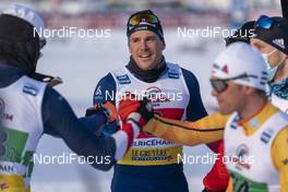 07.02.2021, Ulricehamn, Sweden (SWE): Jovian Hediger (SUI) - FIS world cup cross-country, team sprint, Ulricehamn (SWE). www.nordicfocus.com. © Thibaut/NordicFocus. Every downloaded picture is fee-liable.