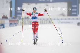 24.01.2021, Lahti Finland (FIN): Simen Hegstad Krueger (NOR) - FIS world cup cross-country, 4x10km men, Lahti (FIN). www.nordicfocus.com. © Vianney THIBAUT/NordicFocus. Every downloaded picture is fee-liable.