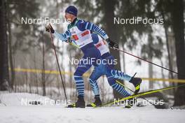 24.01.2021, Lahti Finland (FIN): Perttu Hyvarinen (FIN) - FIS world cup cross-country, 4x10km men, Lahti (FIN). www.nordicfocus.com. © Modica/NordicFocus. Every downloaded picture is fee-liable.