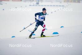 24.01.2021, Lahti Finland (FIN): Hunter Wonders (USA) - FIS world cup cross-country, 4x10km men, Lahti (FIN). www.nordicfocus.com. © Modica/NordicFocus. Every downloaded picture is fee-liable.