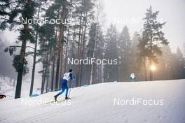 24.01.2021, Lahti Finland (FIN): Dario Cologna (SUI) - FIS world cup cross-country, 4x10km men, Lahti (FIN). www.nordicfocus.com. © Modica/NordicFocus. Every downloaded picture is fee-liable.