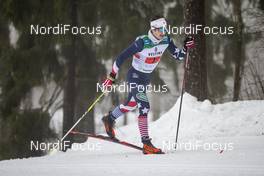 24.01.2021, Lahti Finland (FIN): David Norris (USA) - FIS world cup cross-country, 4x10km men, Lahti (FIN). www.nordicfocus.com. © Modica/NordicFocus. Every downloaded picture is fee-liable.