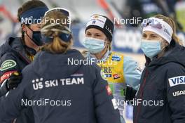 24.01.2021, Lahti Finland (FIN): Jessie Diggins (USA) - FIS world cup cross-country, 4x5km women, Lahti (FIN). www.nordicfocus.com. © Vianney THIBAUT/NordicFocus. Every downloaded picture is fee-liable.