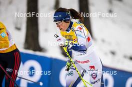 24.01.2021, Lahti Finland (FIN): Charlotte Kalla (SWE) - FIS world cup cross-country, 4x5km women, Lahti (FIN). www.nordicfocus.com. © Modica/NordicFocus. Every downloaded picture is fee-liable.