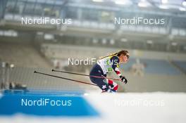 24.01.2021, Lahti Finland (FIN): Jessie Diggins (USA) - FIS world cup cross-country, 4x5km women, Lahti (FIN). www.nordicfocus.com. © Modica/NordicFocus. Every downloaded picture is fee-liable.