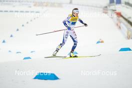 24.01.2021, Lahti Finland (FIN): Ebba Andersson (SWE) - FIS world cup cross-country, 4x5km women, Lahti (FIN). www.nordicfocus.com. © Modica/NordicFocus. Every downloaded picture is fee-liable.