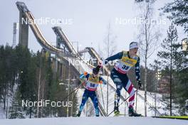 23.01.2021, Lahti Finland (FIN): Adam Martin (USA) - FIS world cup cross-country, skiathlon men, Lahti (FIN). www.nordicfocus.com. © Vianney THIBAUT/NordicFocus. Every downloaded picture is fee-liable.