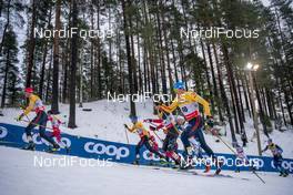 23.01.2021, Lahti Finland (FIN): Lucas Boegl (GER) - FIS world cup cross-country, skiathlon men, Lahti (FIN). www.nordicfocus.com. © Vianney THIBAUT/NordicFocus. Every downloaded picture is fee-liable.