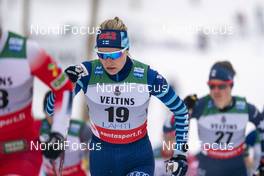 23.01.2021, Lahti Finland (FIN): Anne Kylloenen (FIN) - FIS world cup cross-country, skiathlon women, Lahti (FIN). www.nordicfocus.com. © Vianney THIBAUT/NordicFocus. Every downloaded picture is fee-liable.