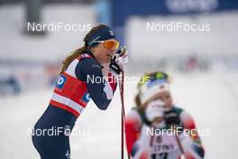 23.01.2021, Lahti Finland (FIN): Rosie Brennan (USA) - FIS world cup cross-country, skiathlon women, Lahti (FIN). www.nordicfocus.com. © Vianney THIBAUT/NordicFocus. Every downloaded picture is fee-liable.