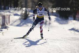29.01.2021, Falun, Sweden (SWE): Sadie Maubet Bjornsen (USA) - FIS world cup cross-country, 10km women, Falun (SWE). www.nordicfocus.com. © Thibaut/NordicFocus. Every downloaded picture is fee-liable.
