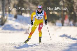 29.01.2021, Falun, Sweden (SWE): Bayani Jialin (CHN) - FIS world cup cross-country, 10km women, Falun (SWE). www.nordicfocus.com. © Thibaut/NordicFocus. Every downloaded picture is fee-liable.