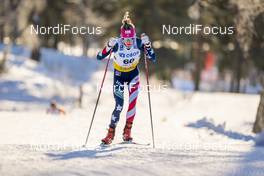 29.01.2021, Falun, Sweden (SWE): Sophia Laukli (USA) - FIS world cup cross-country, 10km women, Falun (SWE). www.nordicfocus.com. © Thibaut/NordicFocus. Every downloaded picture is fee-liable.