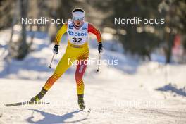 29.01.2021, Falun, Sweden (SWE): Dinigeer Yilamujiang (CHN) - FIS world cup cross-country, 10km women, Falun (SWE). www.nordicfocus.com. © Thibaut/NordicFocus. Every downloaded picture is fee-liable.