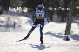 29.01.2021, Falun, Sweden (SWE): Laura Mononen (FIN) - FIS world cup cross-country, 10km women, Falun (SWE). www.nordicfocus.com. © Thibaut/NordicFocus. Every downloaded picture is fee-liable.