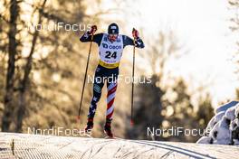 29.01.2021, Falun, Sweden (SWE): Gus Schumacher (USA) - FIS world cup cross-country, 15km men, Falun (SWE). www.nordicfocus.com. © Thibaut/NordicFocus. Every downloaded picture is fee-liable.