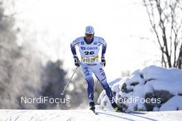 29.01.2021, Falun, Sweden (SWE): Johan Haeggstroem (SWE) - FIS world cup cross-country, 15km men, Falun (SWE). www.nordicfocus.com. © Thibaut/NordicFocus. Every downloaded picture is fee-liable.