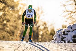 29.01.2021, Falun, Sweden (SWE): Samuel Uduigowme Ikpefan (NGR) - FIS world cup cross-country, 15km men, Falun (SWE). www.nordicfocus.com. © Thibaut/NordicFocus. Every downloaded picture is fee-liable.