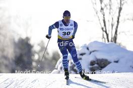 29.01.2021, Falun, Sweden (SWE): Perttu Hyvarinen (FIN) - FIS world cup cross-country, 15km men, Falun (SWE). www.nordicfocus.com. © Thibaut/NordicFocus. Every downloaded picture is fee-liable.