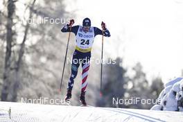29.01.2021, Falun, Sweden (SWE): Gus Schumacher (USA) - FIS world cup cross-country, 15km men, Falun (SWE). www.nordicfocus.com. © Thibaut/NordicFocus. Every downloaded picture is fee-liable.