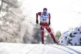 29.01.2021, Falun, Sweden (SWE): Artem Maltsev (RUS) - FIS world cup cross-country, 15km men, Falun (SWE). www.nordicfocus.com. © Thibaut/NordicFocus. Every downloaded picture is fee-liable.