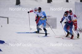 31.01.2021, Falun, Sweden (SWE): Richard Jouve (FRA), Jovian Hediger (SUI), (l-r)  - FIS world cup cross-country, individual sprint, Falun (SWE). www.nordicfocus.com. © Thibaut/NordicFocus. Every downloaded picture is fee-liable.