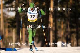 31.01.2021, Falun, Sweden (SWE): Samuel Uduigowme Ikpefan (NGR) - FIS world cup cross-country, individual sprint, Falun (SWE). www.nordicfocus.com. © Thibaut/NordicFocus. Every downloaded picture is fee-liable.