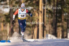 31.01.2021, Falun, Sweden (SWE): James Clugnet (GBR) - FIS world cup cross-country, individual sprint, Falun (SWE). www.nordicfocus.com. © Thibaut/NordicFocus. Every downloaded picture is fee-liable.